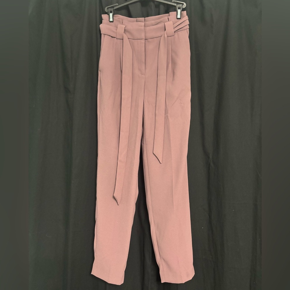 Express Mauve Belted Trousers
